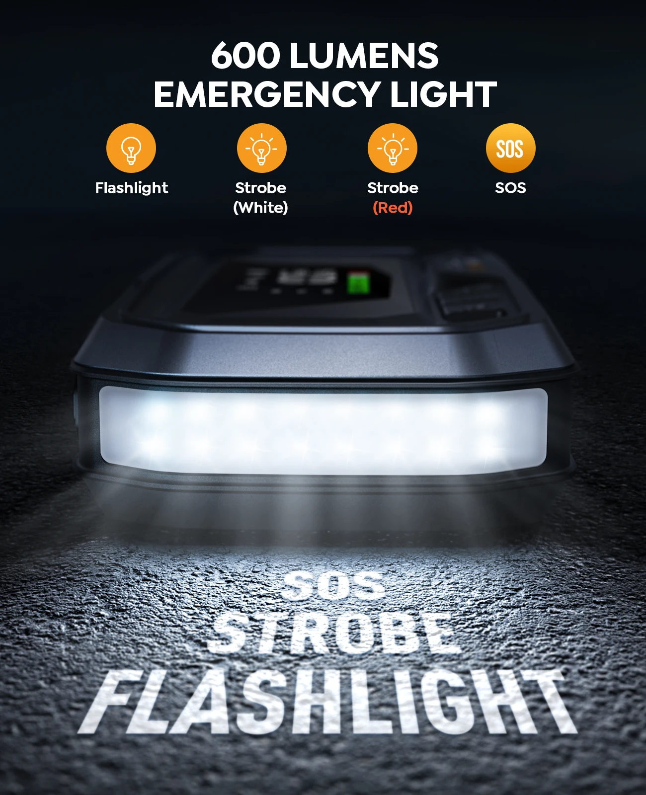 4-in-1 Portable Car Jump Starter 5