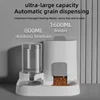 Cat feeding water feeder dog bowl cat bowl smooth food and water supply two-in-one water dispenser cat bowl pet supplies 2