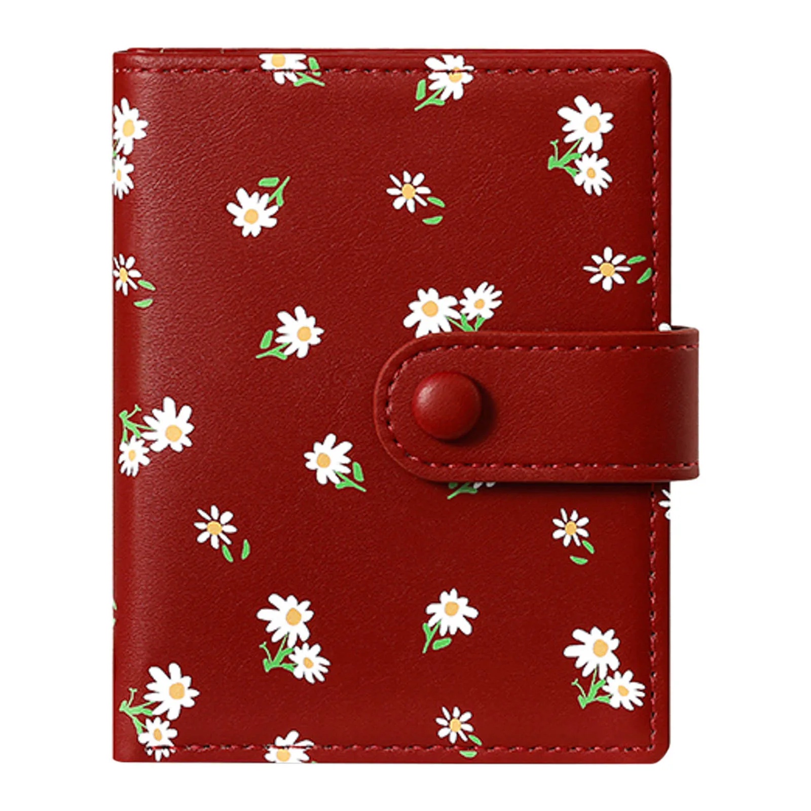 Bags For Women Trendy Women Wallet Fashionable Pattern Flower Fresh Buckle Strap Practical Wallet Small Wallets For Holder