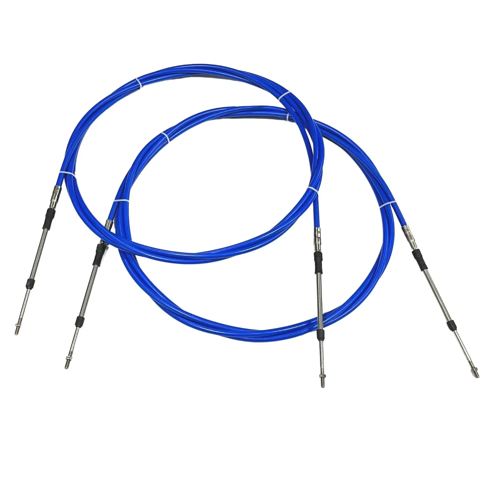 13FT blue Universal 3300/33C Throttle Cable for Boat Control Pack of 2