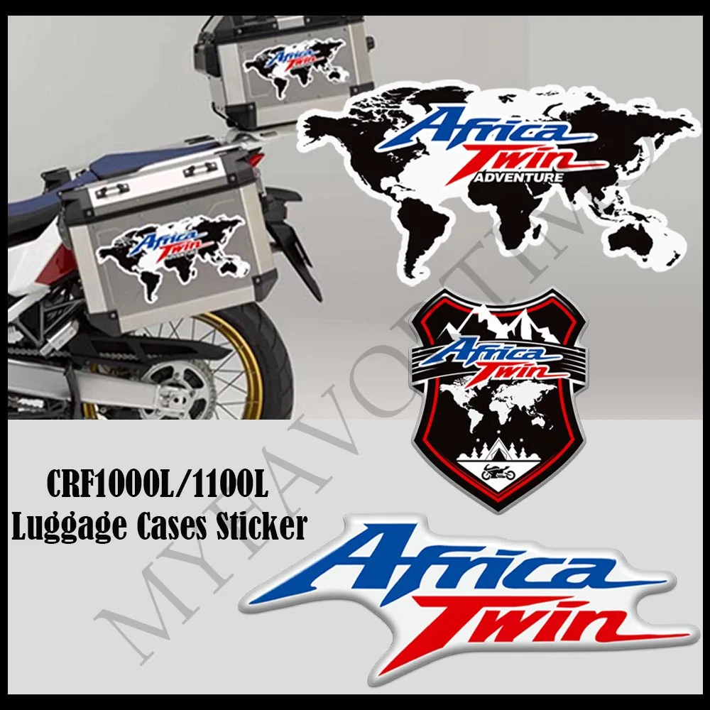 For Honda Adventure Sports Stickers Kit Trunk Luggage Cases Tank Pad Protector Africa Twin CRF1000L CRF 1000 1100 L CRF1100L