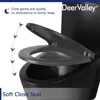 Elongated One Piece Toilet, 17.32'' Comfortable Seat Height ADA Toilet, Dual Flush Toilet with High Efficiency 1.1/1.6 GPF 6