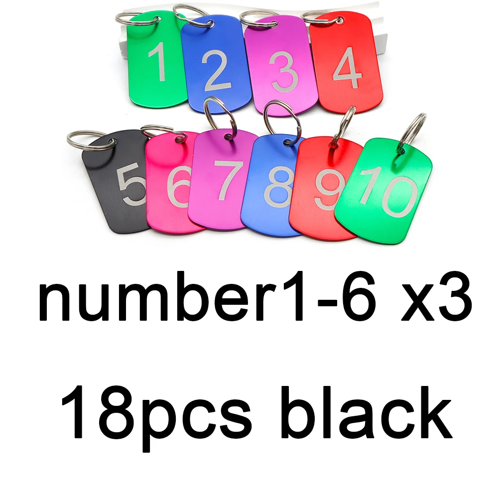 

Aluminium Number Tag 1-6x3