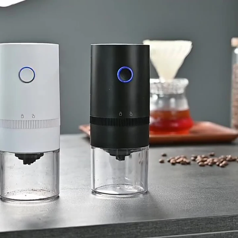 USB-Rechargeable Burr Coffee Grinder - Perfect Portability with Adjustable Settings & Easy Maintenance for Coffee Lovers 5