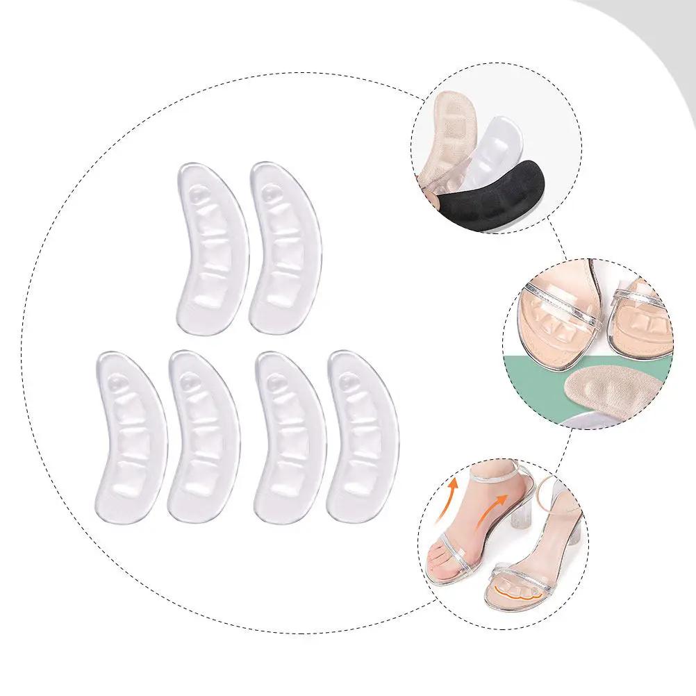 3쌍의 가볍고 통기성 좋은 힐 쿠션, 여성용 신발 뒤꿈치 보호대, 통증 완화를 위한 자가 접착식 발 보호 패치