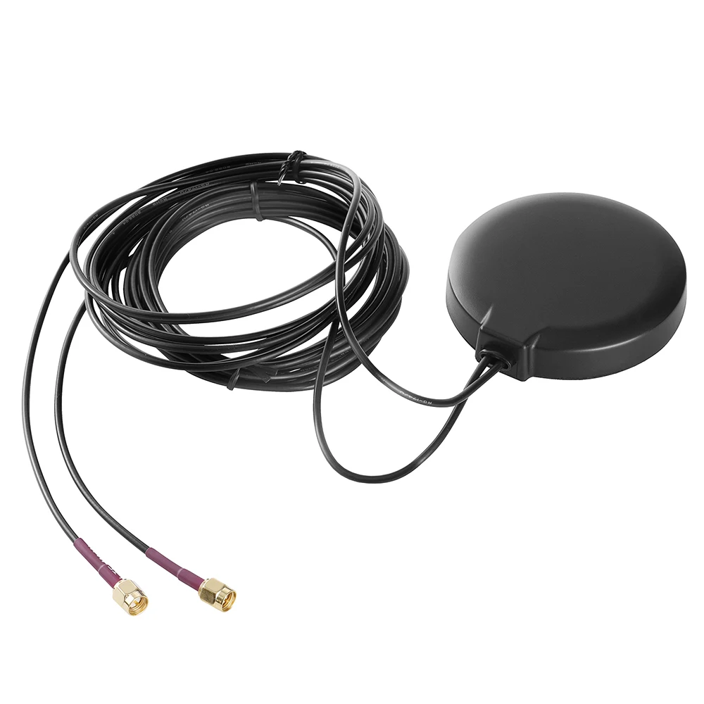 Car Antennas 4g lte Dual Band MIMO Magnetic Mount Dual SMA Male For Verizon AT&T T-Mobile