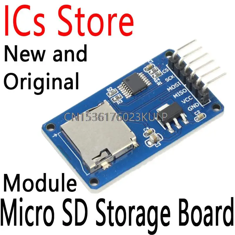 2PCS-Mciro-SD-TF-Card-Adapter-Memory-Shield-Expansion-Module-SPI-For ...