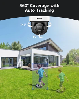 ANNKE 3K PT Speed Dome PoE Security Camera Smart Dual Light Night Vision Human Detection Auto-Track Lite Two-Way Audio CPT500 2