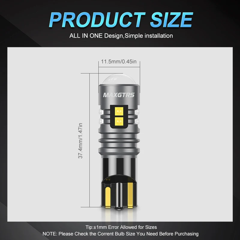 2x W5W T10 LED CANBUS   5W5 12V 8W ڵ ׸ ̵ Ʈ 194 XBD ڵ  ̵ Ŀ Ʈ  