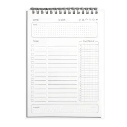 Elegant Daily Planner Notebook - 160 Pages, Exquisite Layout & Soft Paper, Schedule & Task Organizer (A)