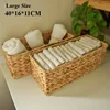 Large Storage Rattan Kitchen Fruit Bowls Mushroom Rattan Laundry Plant Wicker Baskets Flower Bin Desk Rectangle Travel 15in 1