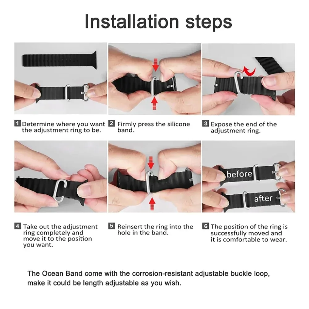 Ocean Silicone Strap
