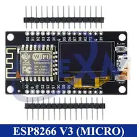NodeMCU ESP8266 V3 Development Board With 0.96 Inch OLED Display CH340 ESP-12F WiFi Module TYPE-C USB For Arduino/Micropython - Image 3