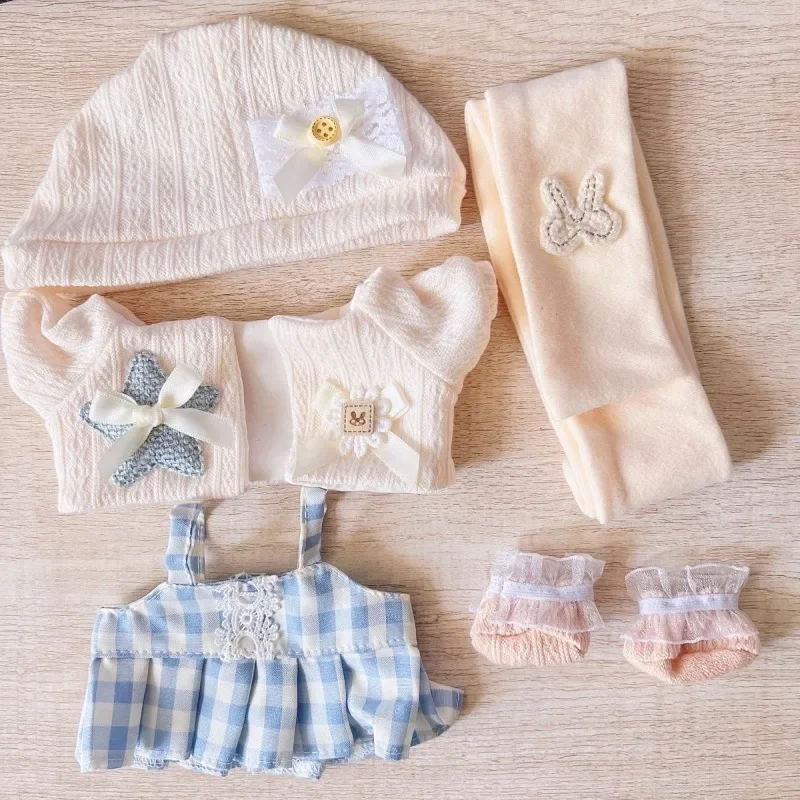 The clothes of the 20 centimeter cotton doll are finely crafted 5