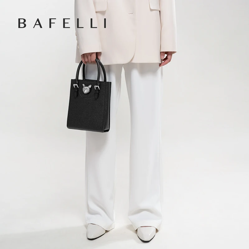 Bafelli 여성용 핸드백 고양이, 럭셔리 브랜드 디자이너, 오리지널 스타일 트렌드 숄더 캐주얼 백, 미니 토트 크로스 바디, 2024 신상