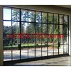 Hot Selling Black Steel Frame Exterior Double Glass French Aluminum Entry Swing Glass Doors 4