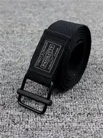 Casual Canvas Belt Youth Faion Workwear Summer Trendy Belt Jeans Bule Student Versatile Waist Belt Passlit Brand