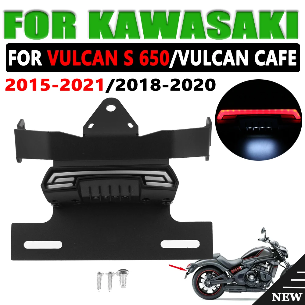 Per Kawasaki Vulcan S 650 Vulcan Cafe Moto Fender Eliminator Registrazione Porta Targa Led Fanale Posteriore Indicatori Di Direzione