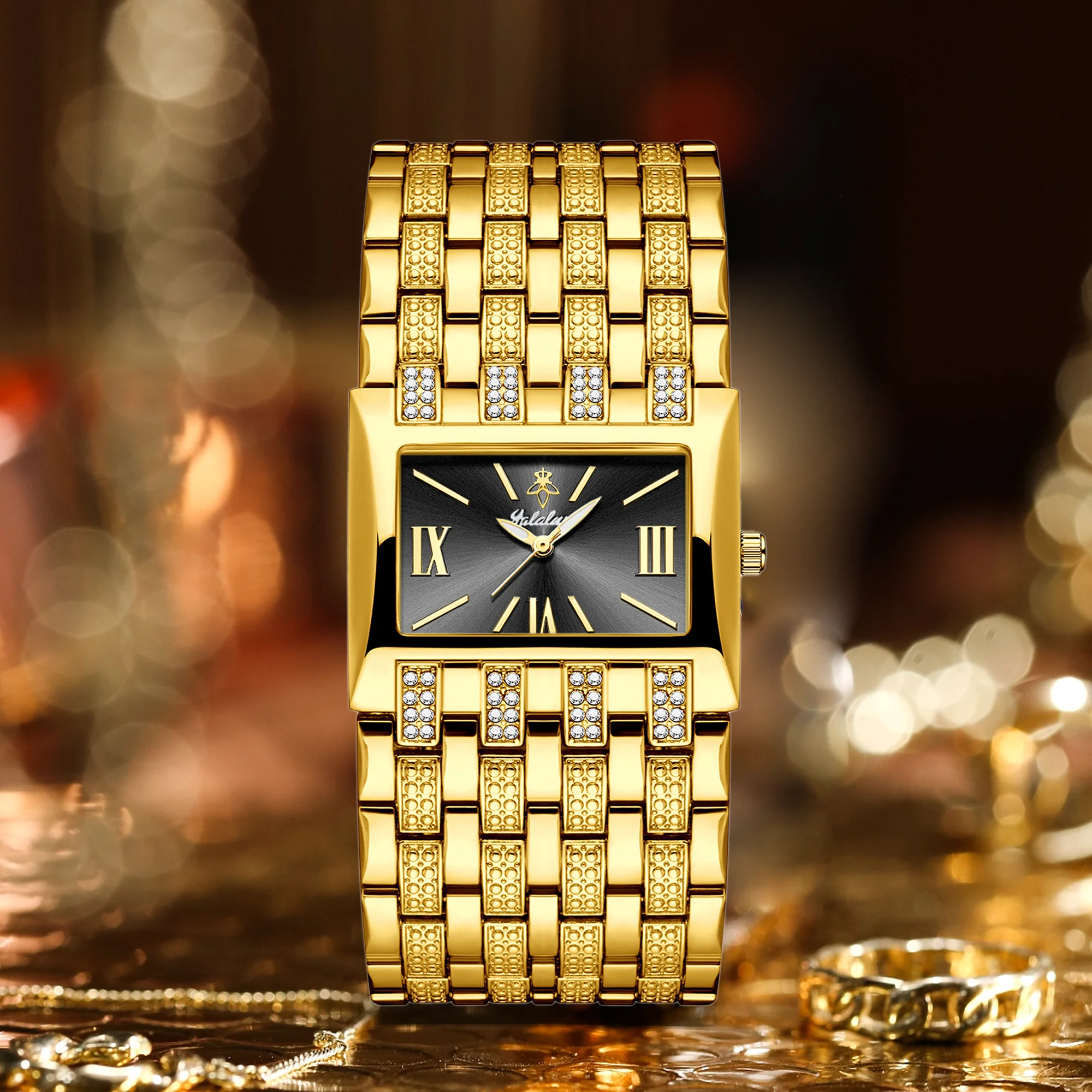 gold black