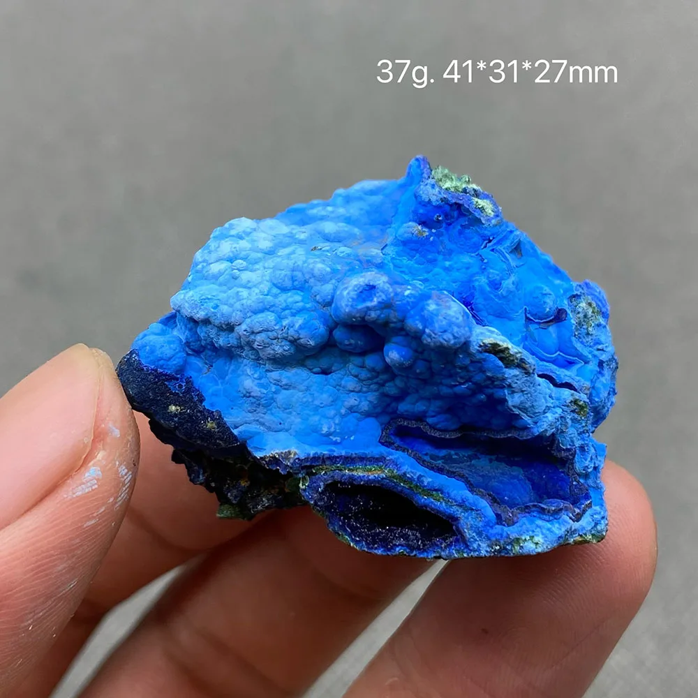 Minéral symétrique azurite et malachite, 100% naturel, beau, mondcrystal, charbon et cristaux, cristal de guérison