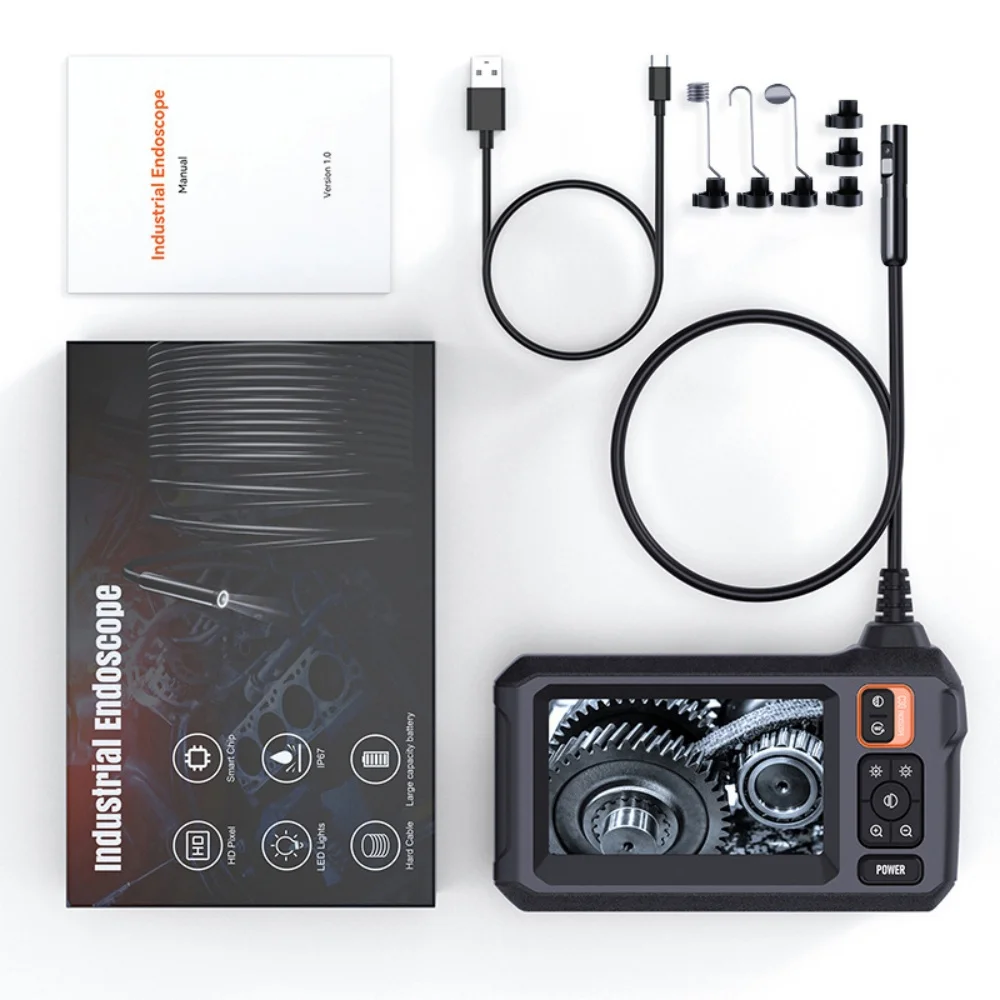  ð ī޶, 4.3 ġ IPS ũ, 8mm HD1080P IP67 , 8 LED  ˻ ,  ڵ 