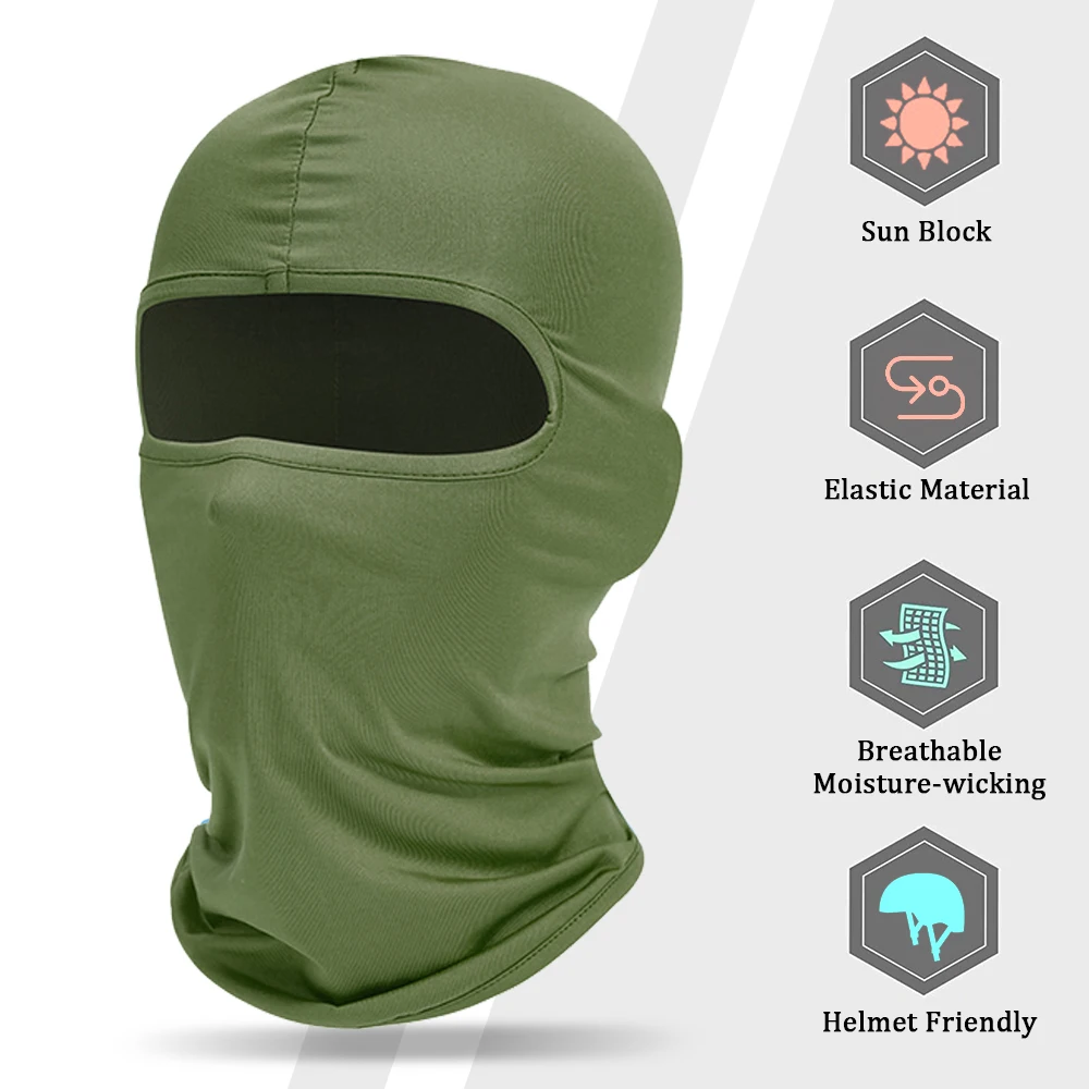 COTOP Cagoule de Moto Cyclisme Vélo Homme Femme Balaclava Ski VTT Mask