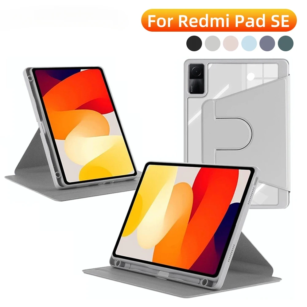 Versatile 360° Rotation TPU Flip Protective Tablet Cover