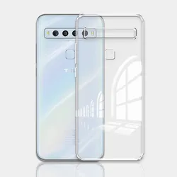 Silicone Soft Clear Shockproof Phone Case Cover - Transparent Protection  Coque for TCL 10L (Clear)