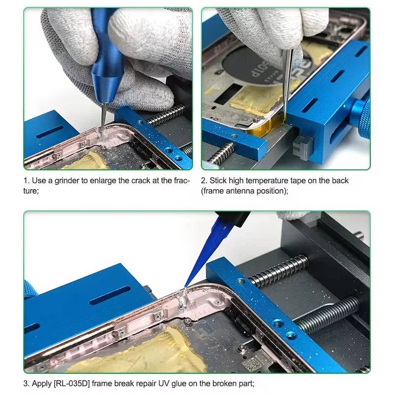 Repair UV Glue RELIFE RL-035D Repairing Broken Frame High temperature resistance and anti-aging Fast curing without whitening