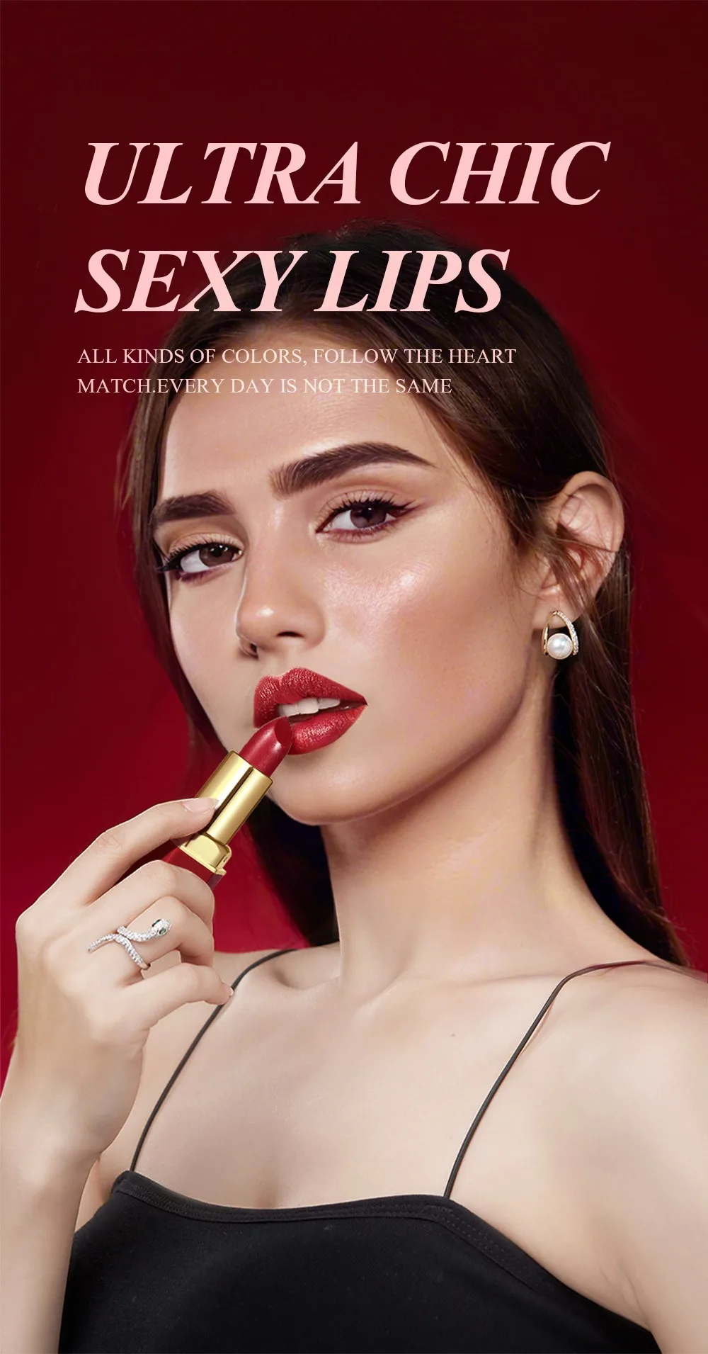 Long Lasting Metallic Lipstick Shiny Glitter Sparkling Lip Gloss_voghion.com