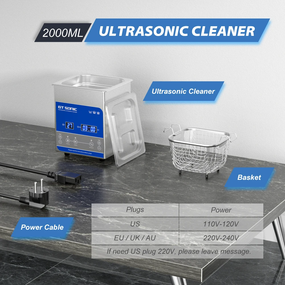 GTSONIC Ultrasonic Cleaner - 2L to 27L Digital Ultrasound Bath with Big Sale Price Description Image.This Product Can Be Found With The Tag Names Digital ultrasonic cleaner 6l, Ultrasonic cleaning machine 3l, Ultrasonic cleaning machine 6l