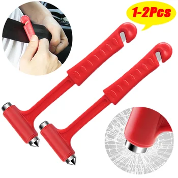 Two-in-One Emergency Car Safety Escape Hammers Glass Window Breaker Seat Belt Cutter Portable Car Emergency Rescue Escape Tools 1