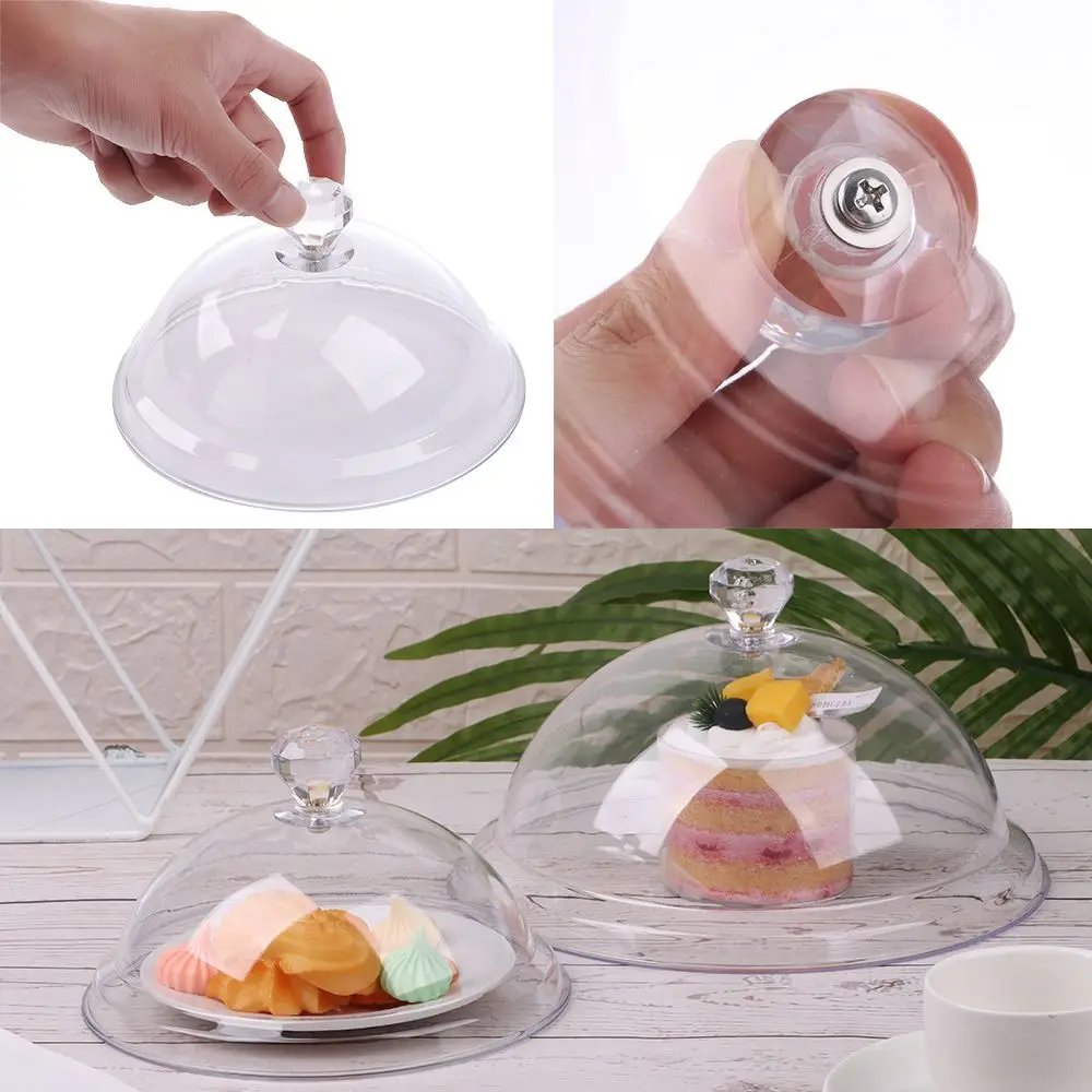 Cake Plate Bread Fruit Display Holder Food Cover Round Dish Party Decoration food cover kitchen utensils kitchen supplies