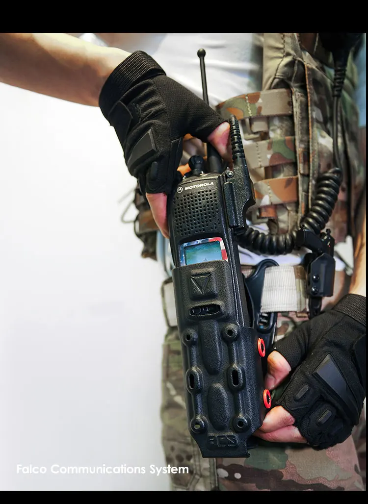 Walkie-Talkie taktisch schnell schnell ziehen k Scheide Inter phone Tasche Taillen clip für m xts5000 25000 3000 – Detail 8