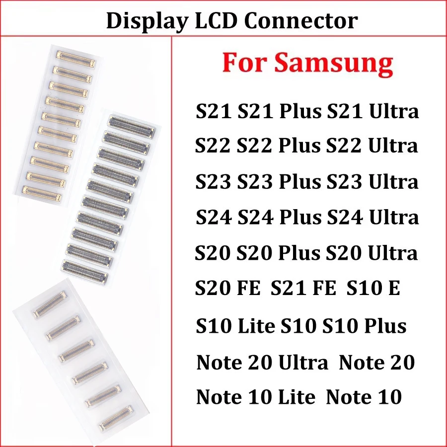 10-Pack USB Charger Mainboard Flex Cable LCD Connector