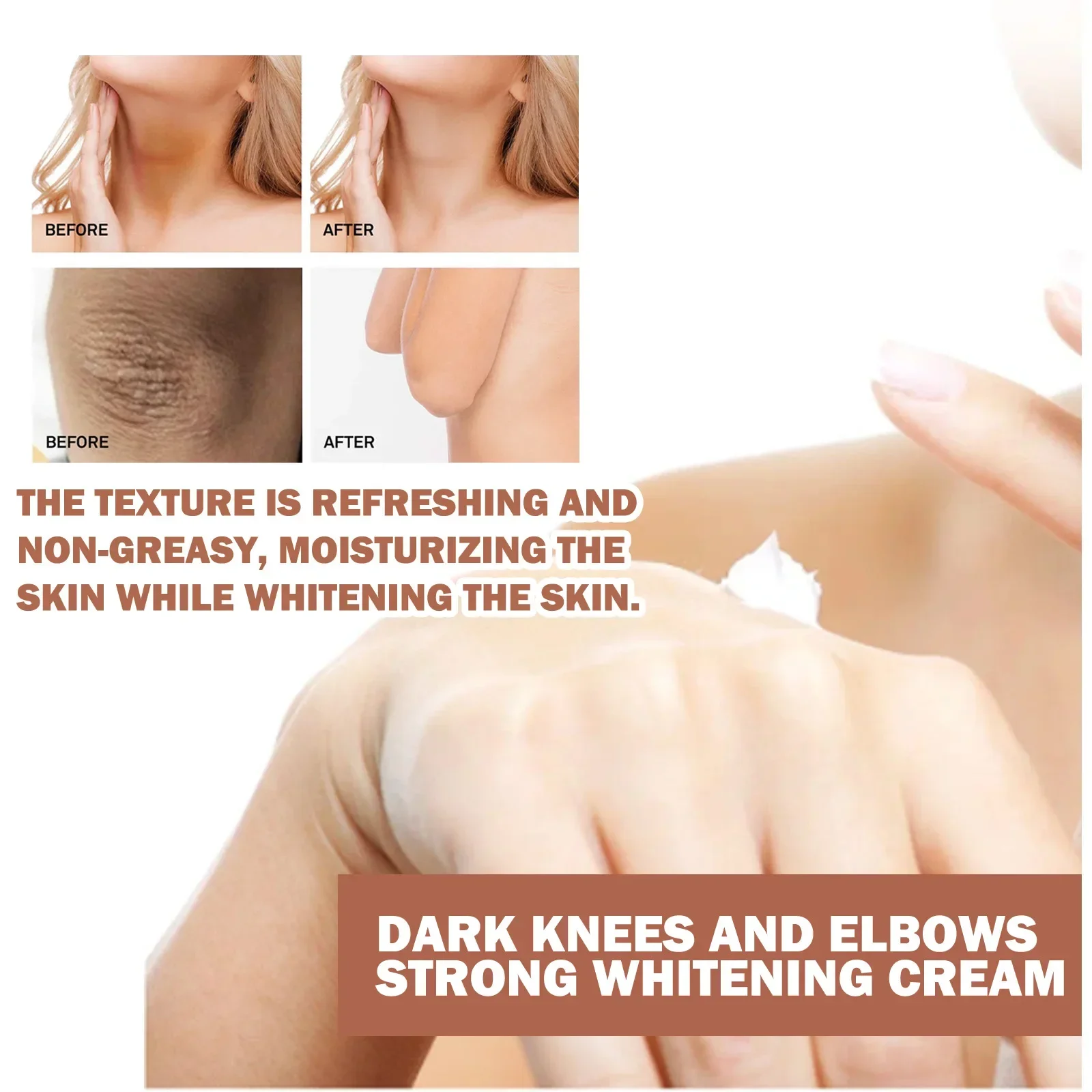 Dark Colored Quick Whitening Cream Skinpowerful Stain Remover Knuckles Correction for Dark for Knuckles Elbows and Knees