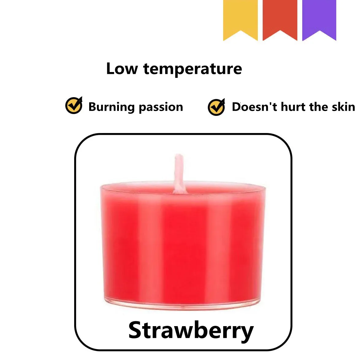 Low Temperature Massage Candles for Sex Bed Flirting Teasing Sexy Adult Toys for Couples Flirtatious Supplies Adults Games