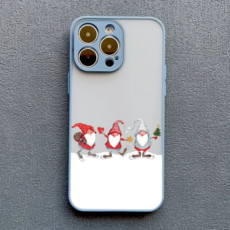 Neujahr Weihnachten Santa Claus Handy hülle für iPhone 14 13 12 11 Pro Max Mini 15 Pro Max xs xr x 15 14 8 7 plus süße Rück abdeckungen – Detail 11