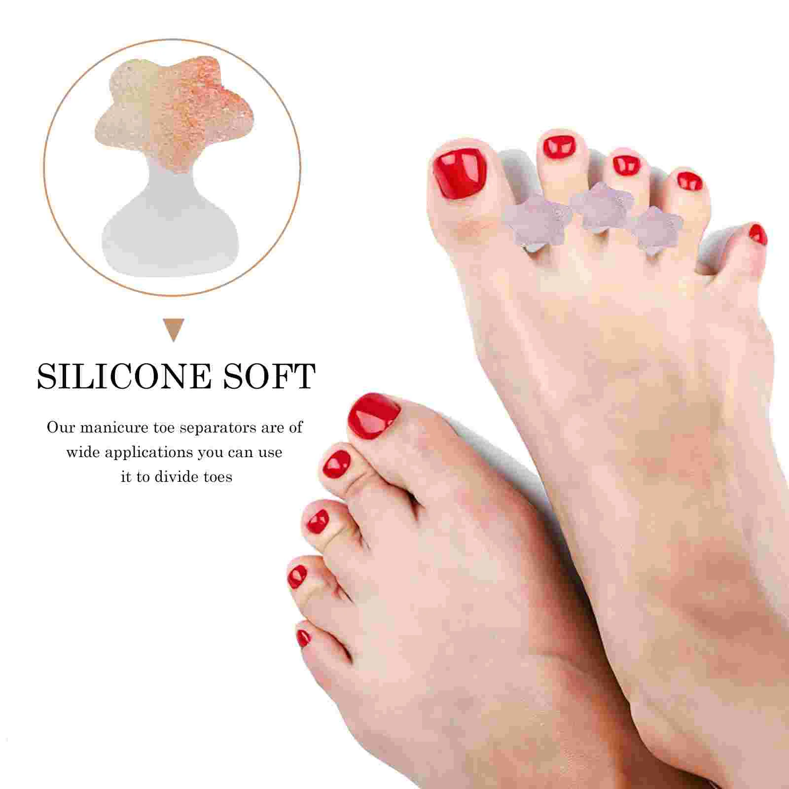16 Pcs Divider Toe Splitter Separator for Manicure Pedicure Tool Yoga Nail Protector