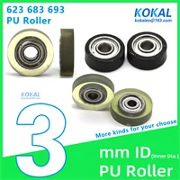 Description Picture 2 of item[PUd12] 1PCS LOW noise soft rubber Automatic Stripping and Winding Machine DIY TPU PU 6901 6001 6201 ball bearing wheel pulley