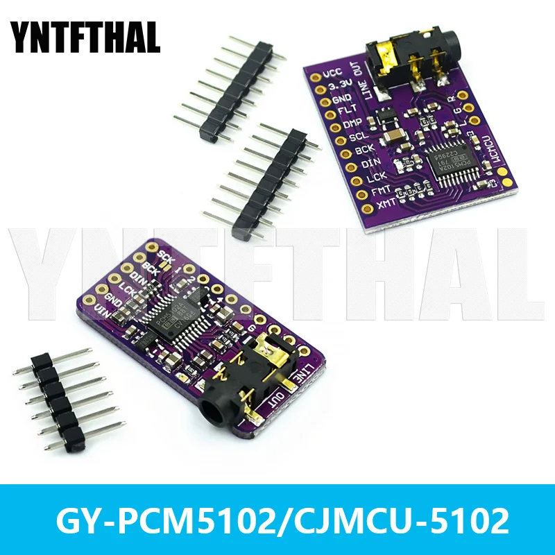 Interfaccia I2S Pcm5102A Dac Decoder Gy-Pcm5102 Modulo Lettore I2S Per Scheda Formato Raspberry Pi Phat Scheda Audio Digitale Pcm5102