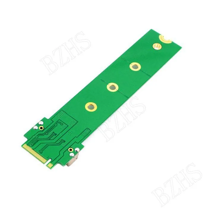 MacBook Air Pro 12 + 16 핀 SSD-PC 컴퓨터 PCI-e 어댑터 카드 M.2 키 M (NGFF) 2013-2017 A1465 A1466 A1502 A1398