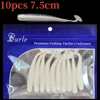 5cm/6cm/7.5cm Bionic Fishing Lure Silicone Screw Soft Bait Easy Shiner For Carp Wobblers Swimbait Fishing Tools Accessories 2023 1