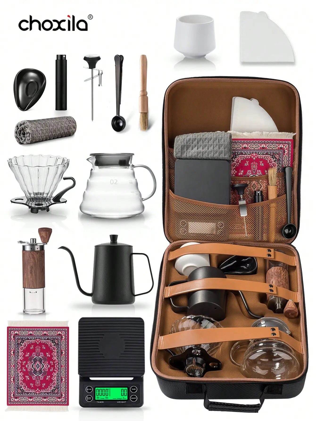 7/9/15 قطعة Choxila Pour Over Coffee Set Coffee Ma...