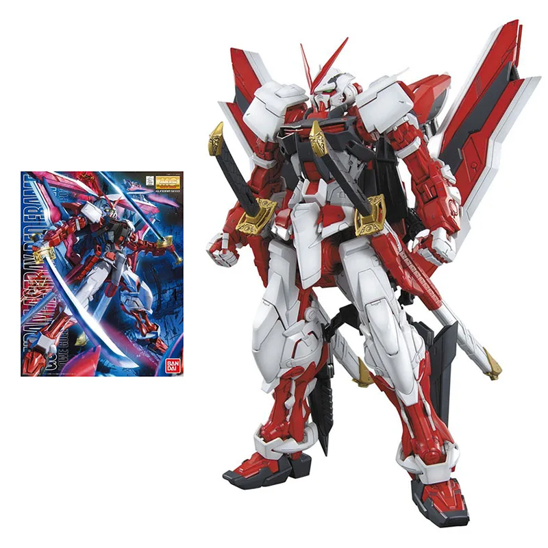 

Набор моделей Bandai Gundam, аниме-фигурки MG 1/100 MBF-P02 Gundam Astray Red Frame, экшн-фигурки, игрушки для детей