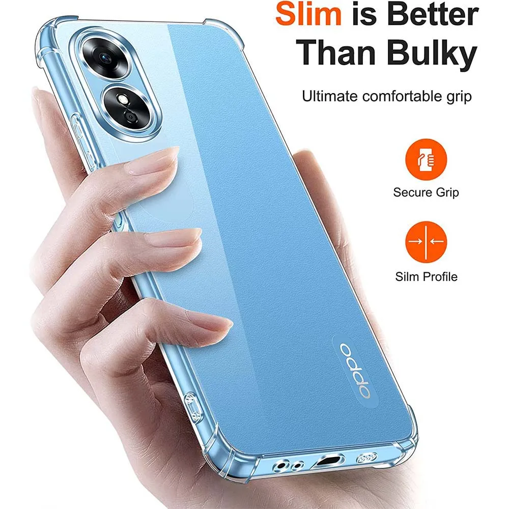 Oppo Thick Silicone Phone Cover- slim is better than bulky- Smart cell direct 