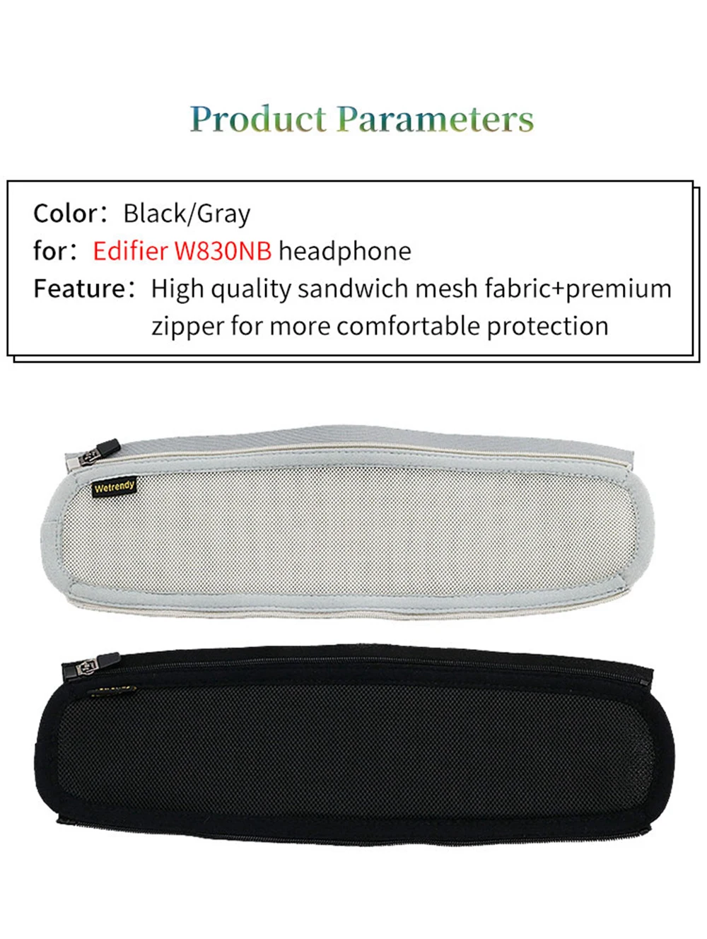 Headphone Head Beam Cover for Edifier W830NB Earphone Protective Case W830NB Headset Headbeam Protector Sleeve
