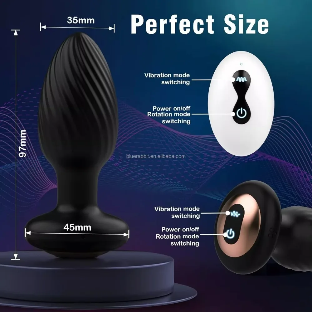 Remote-Controlled Rotating Anal Vibrator – 360° Prostate Massager | Oman & UAE Delivery (VIP14) - Image 2