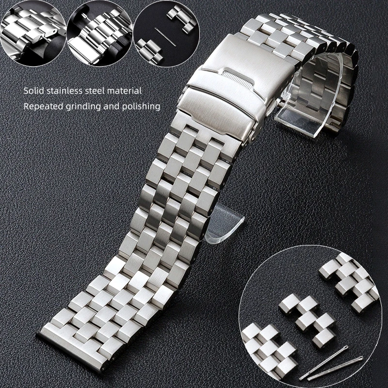 Reasonable Stainless Steel 15 mm Watch Wristband SRKZ95_K0008195 main image 0