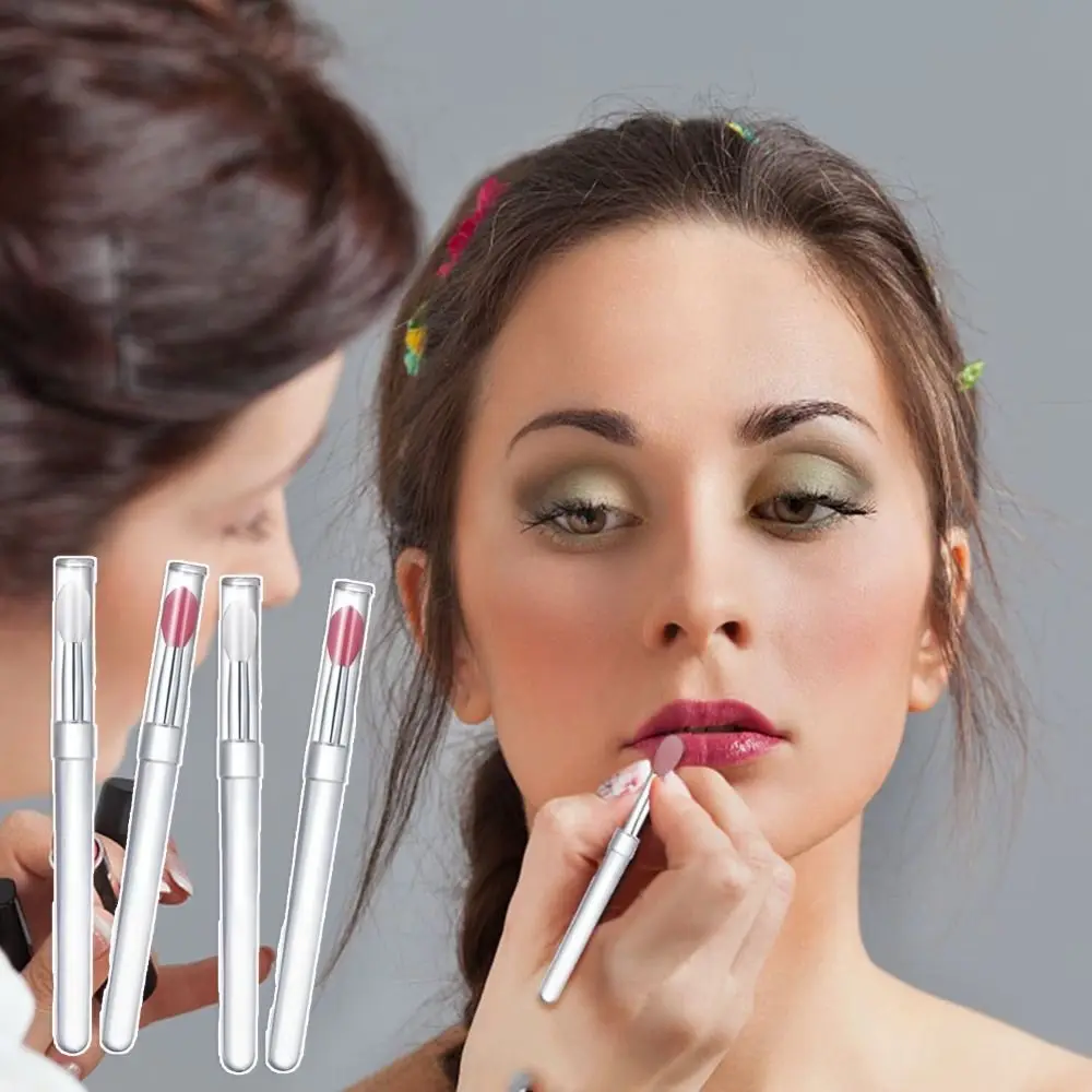 

Переносная кисточка для губ Горячая мягкая с крышкой маска для губ аппликатор многофункциональная силиконовая фотопомада блеск для губ